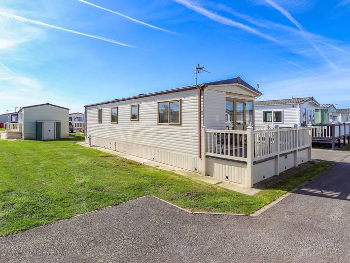 Caravan for 6 people, with garden in Chapel St. Leonards
