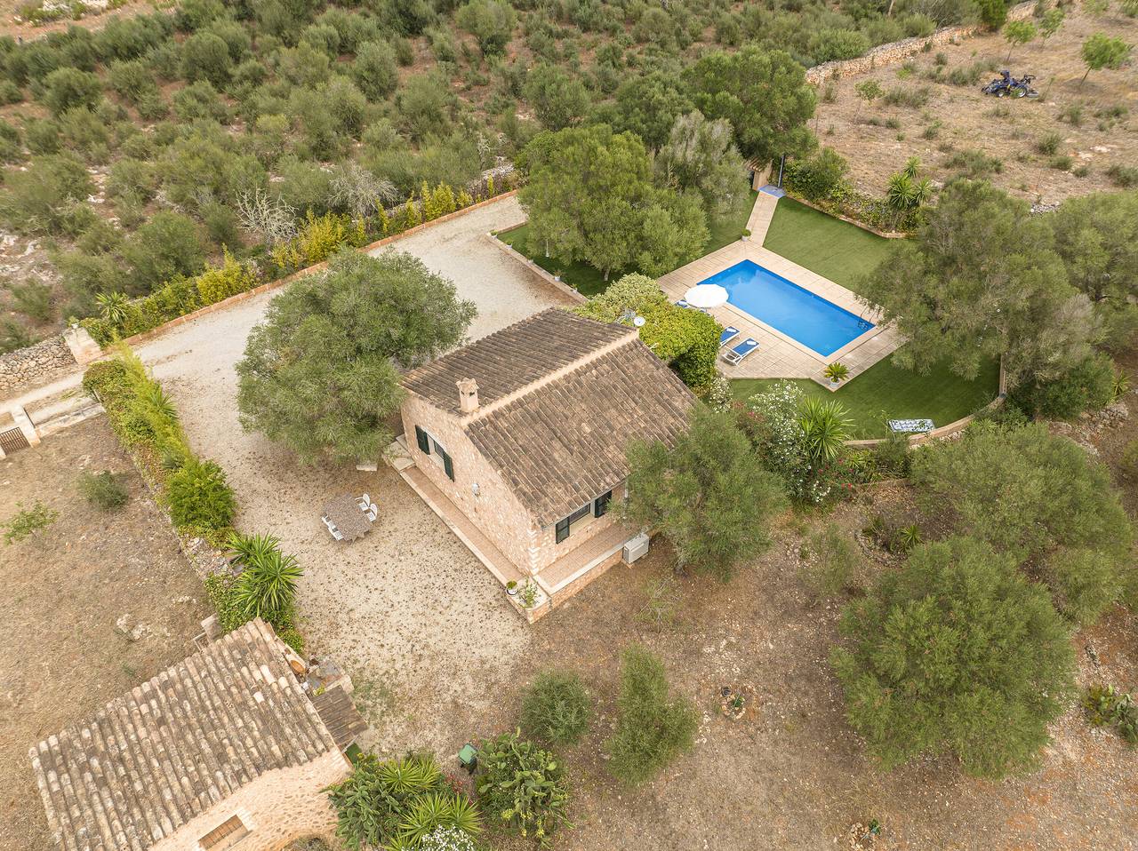 Maison de campagne "Villa Sa Teulada" avec vue sur les montagnes, Wi-Fi et climatisation in Santa Margalida, Majorque du Nord