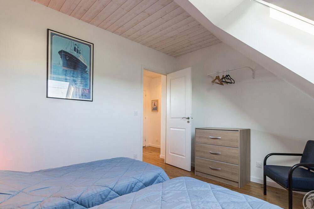 Charmantes Haus 500m vom Strand mit privatem Garten in Fontenay-sur-Mer, Cherbourg und Umgebung