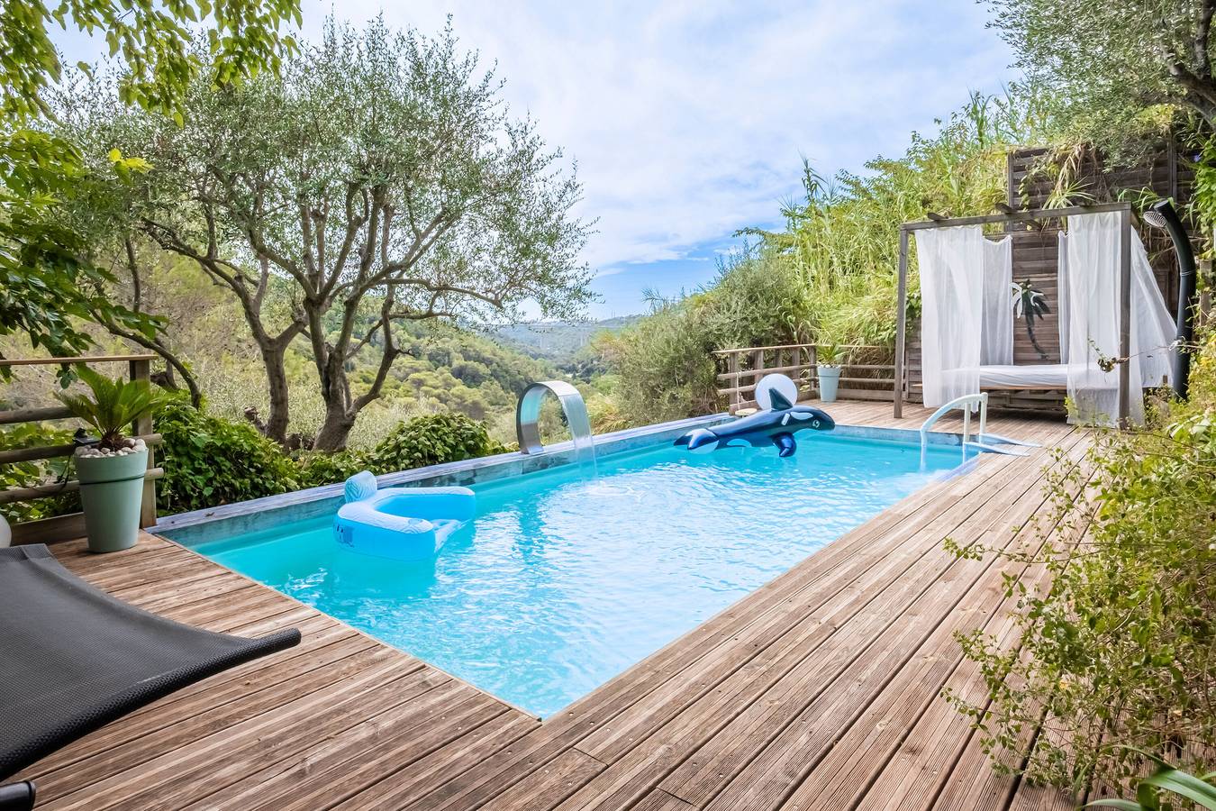 Cottage provençal com 3 quartos, piscina e spa privados, muito calmo e em plena natureza in Colomars, Nice (Região)