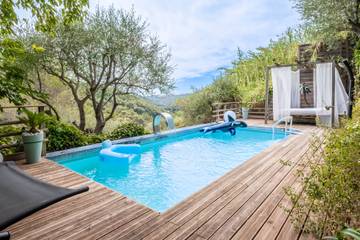 Maison de campagne pour 5 personnes, avec jardin et jacuzzi à Colomars