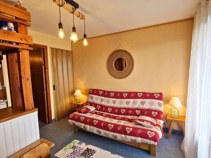 Studio pour 4 personnes, avec Balcon et Vue