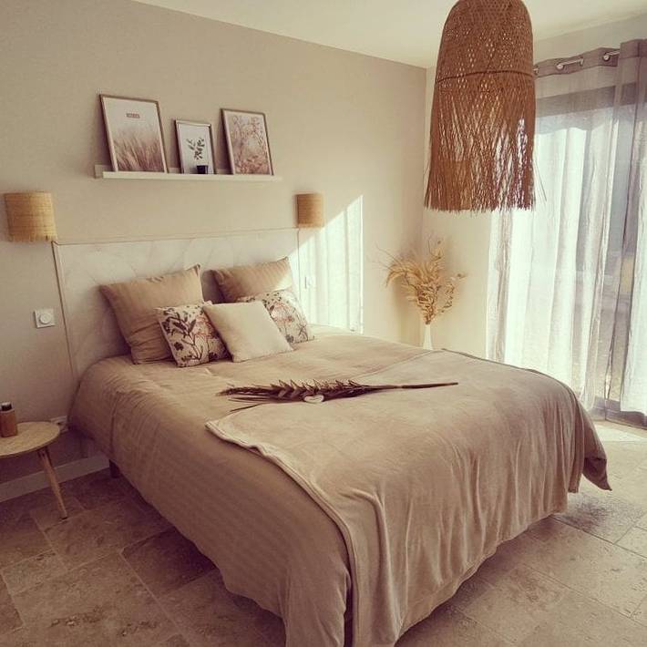 Chambre d’hôte pour 2 personnes, avec piscine et jardin à Vendres