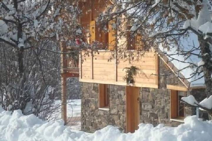 Chalet pour 8 personnes, avec jardin et balcon