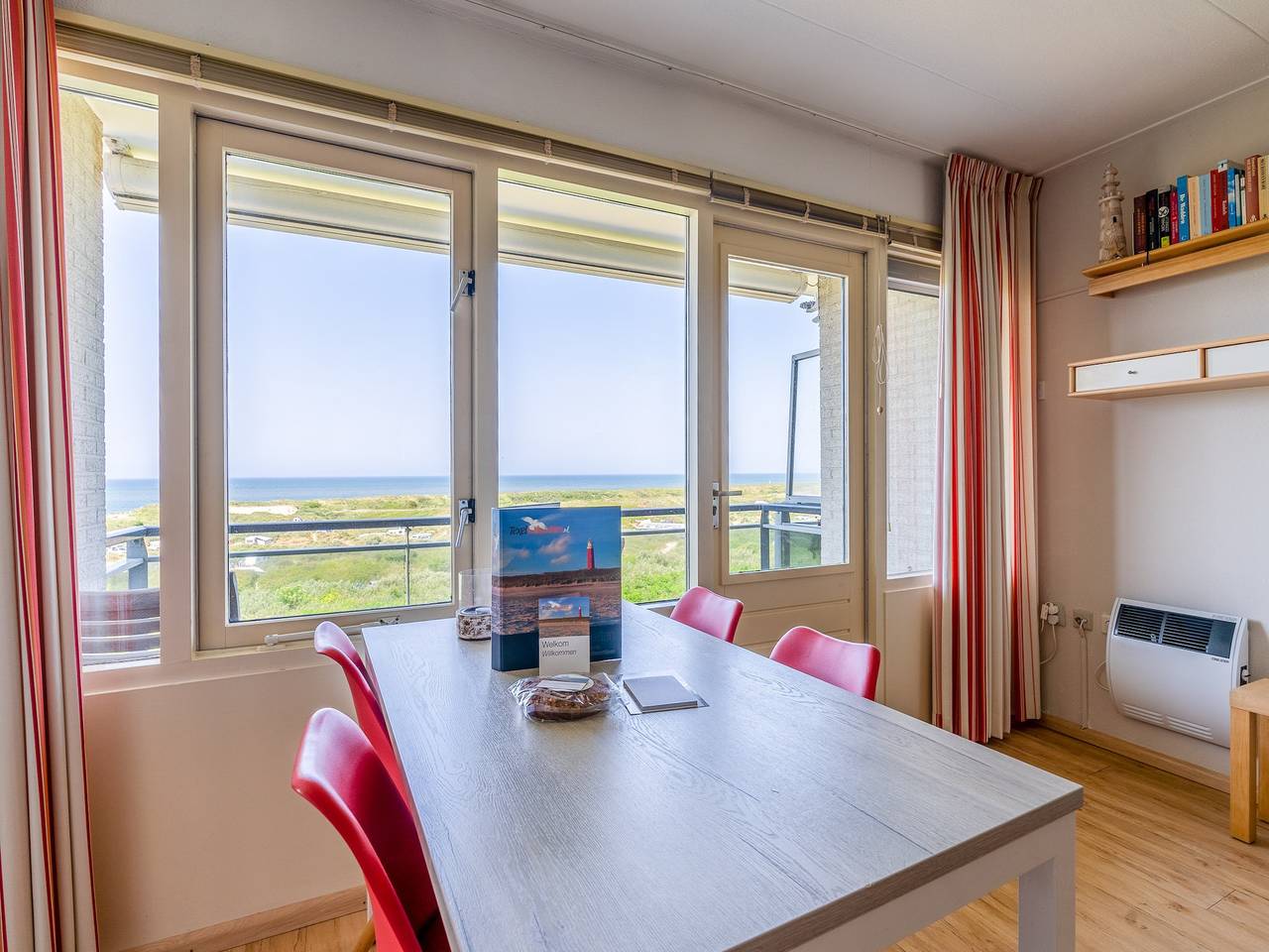 Geheel appartement, 2 persoons zeezicht appartement in De Koog, Nederlandse waddeneilanden