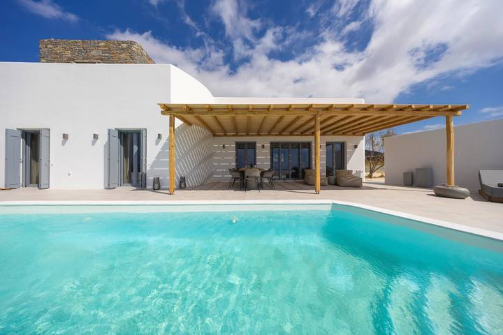 Villa pour 8 personnes, avec balcon et jardin dans Paros - 3