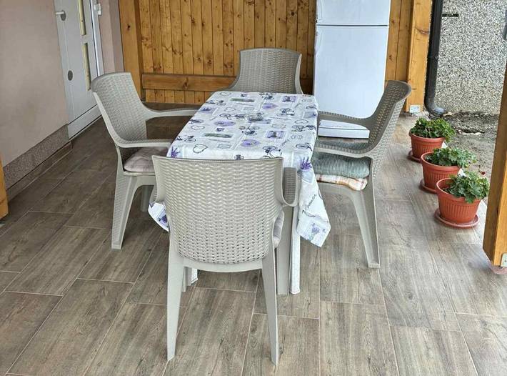 Appartement de vacances pour 7 personnes, avec Terrasse et Jardin