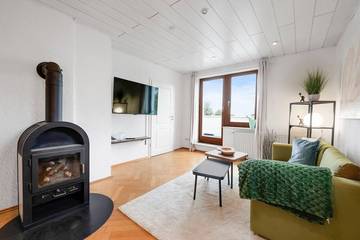 Ferienwohnung für 3 Personen, mit Balkon und Garten in Zwickau