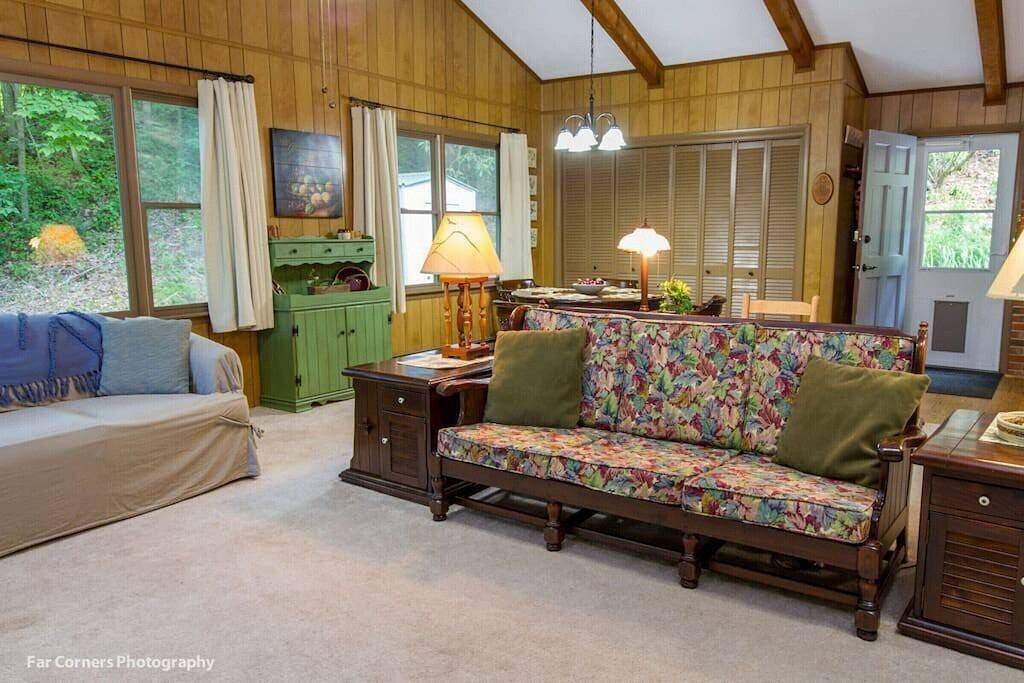 Tranquility Cabin | Rustic Mtn Retreat for 6 in Blue Ridge Parkway, Haywood County