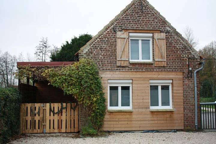 Location de vacances pour 3 personnes, avec terrasse dans Thun-Saint-Martin