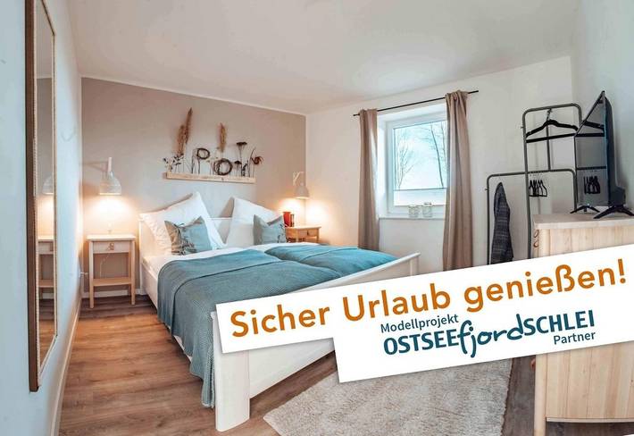 Ferienwohnung für 4 Personen, mit Terrasse und Garten, mit Haustier an der Schlei-Ostsee