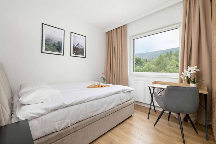 Ganze Wohnung, Elegant Apartment with Mountain View | Balcony in Wisła, Karpaten (Polen)