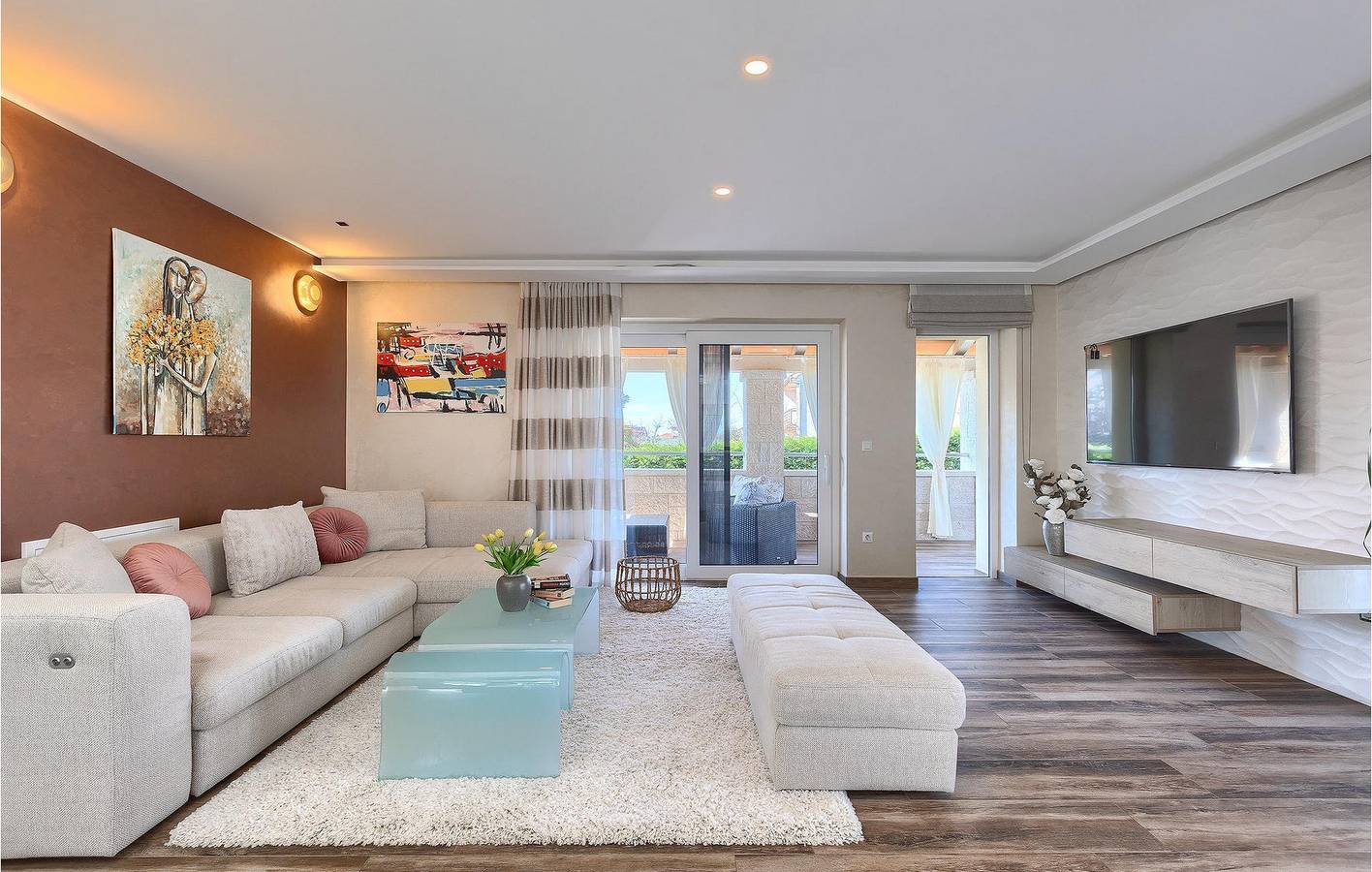 Gemütliche 2-Zimmer-Wohnung mit Pool, WLAN und Parkplatz in der Nähe von Labinci und dem Restaurant Žardin in Kastelir, Općina Kaštelir - Labinci