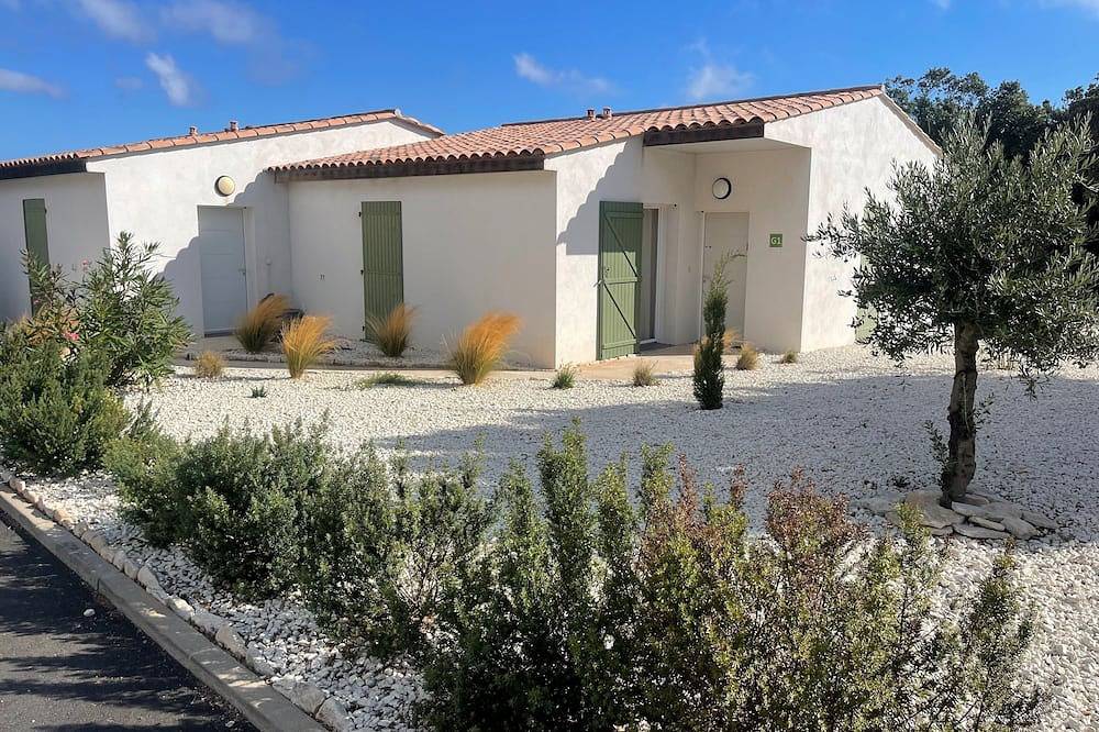 Villa met airconditioning 9 personen met verwarmd zwembad in residentie in Bonifacio, Sartène en omgeving