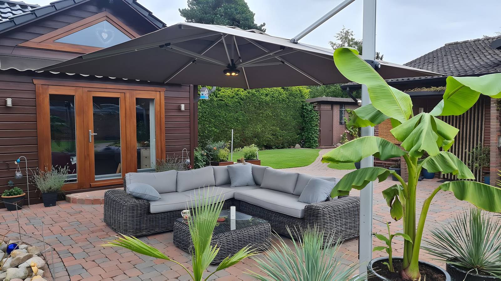 Ferienhaus „Ferienhaus-Burg“ mit privater Terrasse, Gemeinschaftsgarten und Wlan in Celle, Aller-Leine-Tal