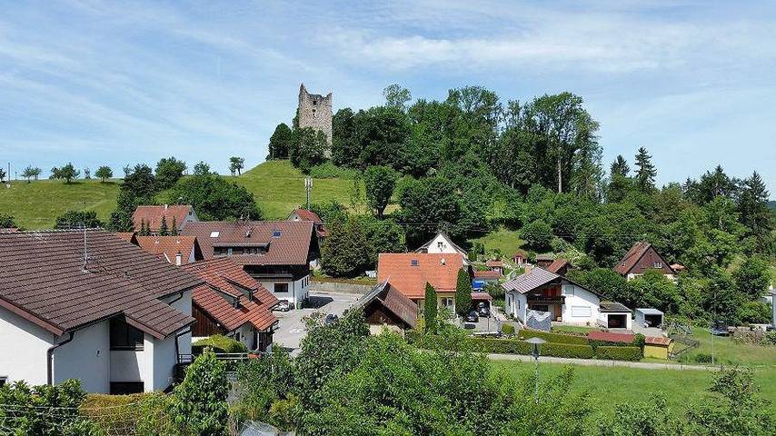 Ferienwohnung für 4 Personen, mit Terrasse und Garten sowie Pool und Sauna in Wangen im Allgäu
