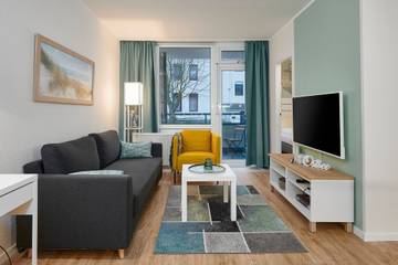Ferienwohnung für 4 Personen, mit Balkon an der Kieler Bucht