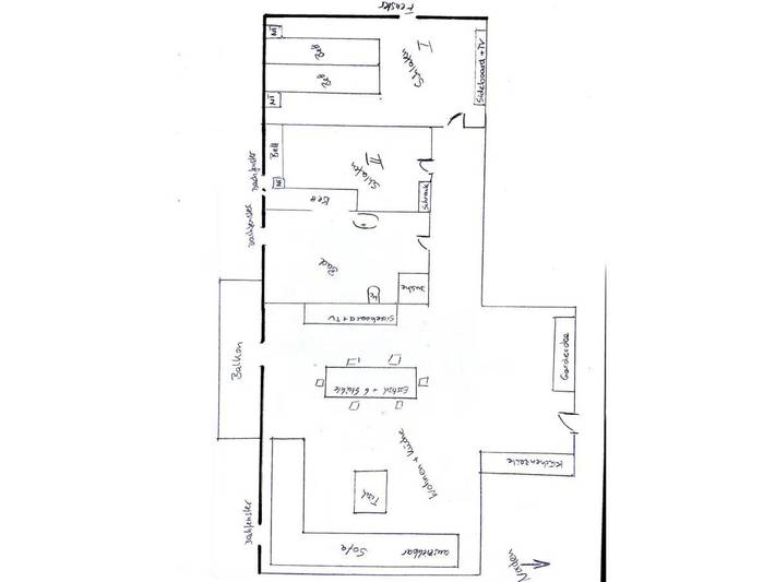 Ferienwohnung für 6 Personen, mit Balkon und Garten, kinderfreundlich in Kargow - 2