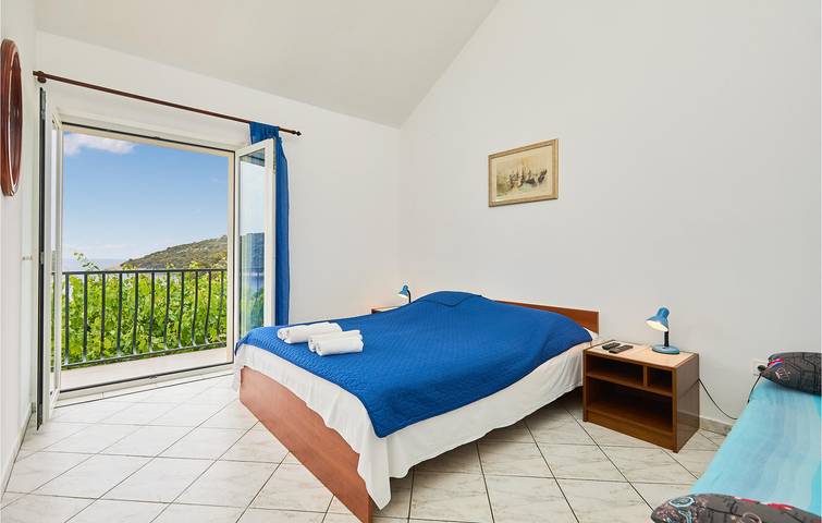Apartamento de férias inteiro, Apartamento com vista para o mar, com estacionamento, terraço e acesso Wi-Fi in Mala Saplunara, Saplunara
