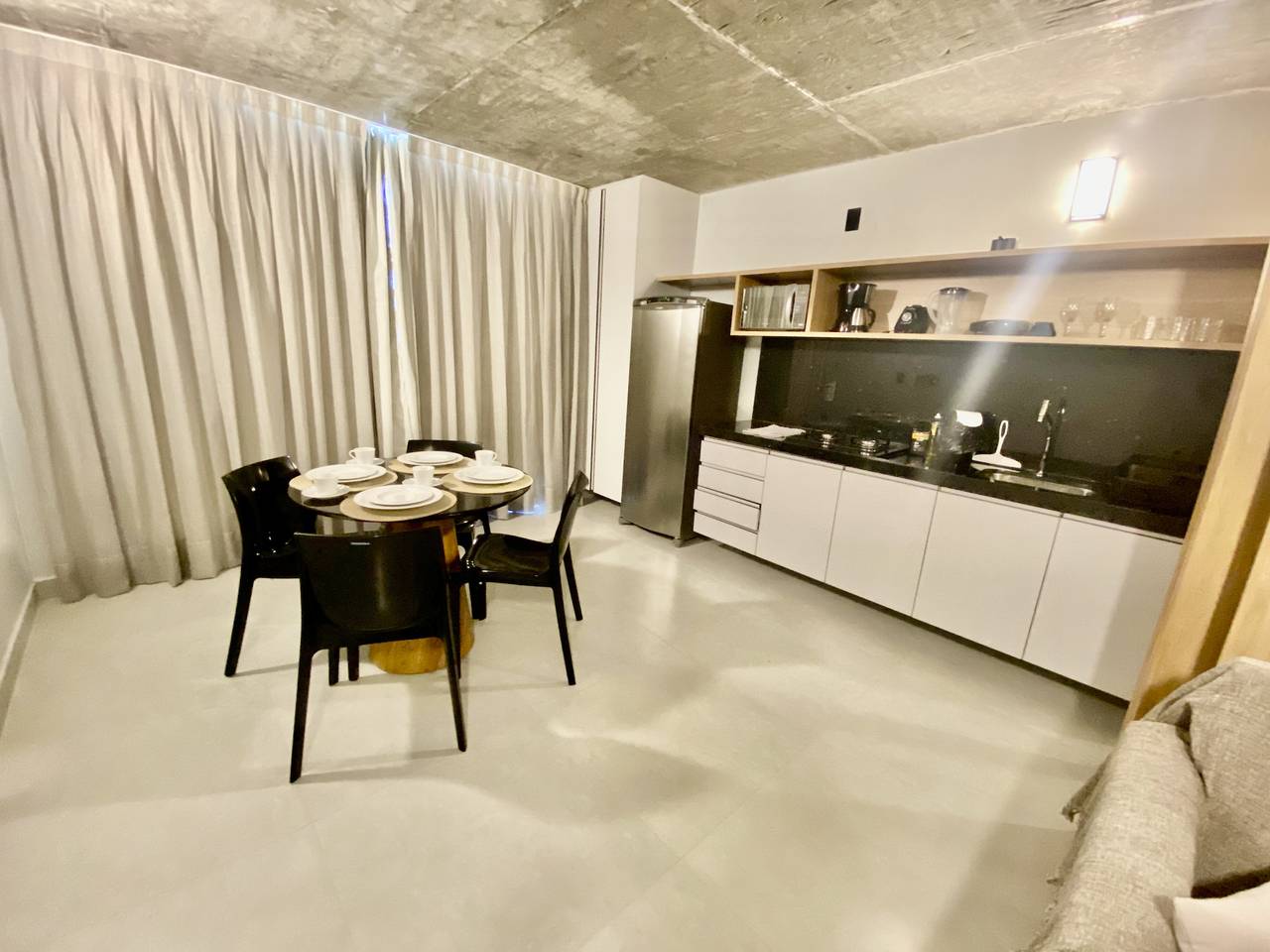 Geheel appartement, Vakantieappartement voor 4 personen met terras in Cabo Branco, João Pessoa (gemeente)