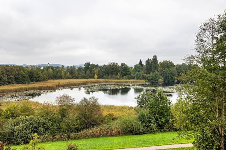 Hel lejlighed, Holiday Apartment 'Goelz' with Lake View, Wi-Fi and Air Conditioning in Bad Schussenried, Landkreis Biberach