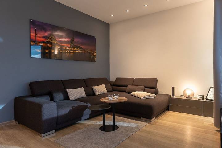 Ferienwohnung für 4 Personen, mit Balkon rund um die Havenwelten