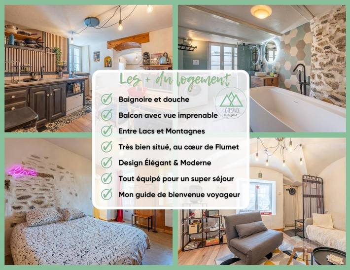 Gîte pour 4 personnes, avec vue et balcon dans Office De Tourisme De Flumet - 4