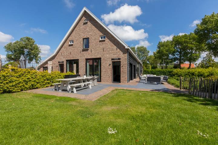 Vakantiehuis voor 8 personen, met balkon/terras en terras in Vrouwenpolder