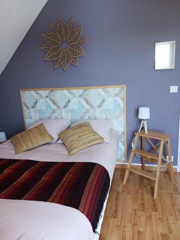 Appartement de vacances pour 2 personnes, avec piscine ainsi que jardin et vue dans l' Eure