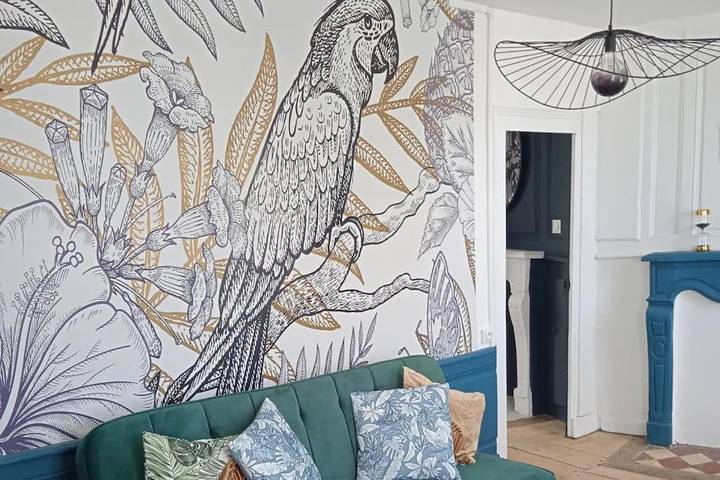 Appartement de vacances pour 2 personnes, avec piscine ainsi que jardin et jacuzzi