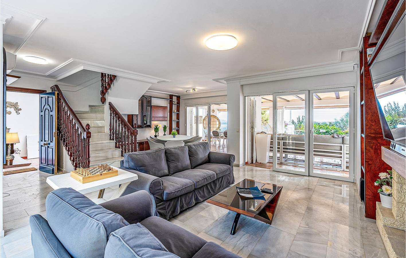 Apartment mit Meerblick, Pool und Parkplatz in La Herradura, Almuñecar