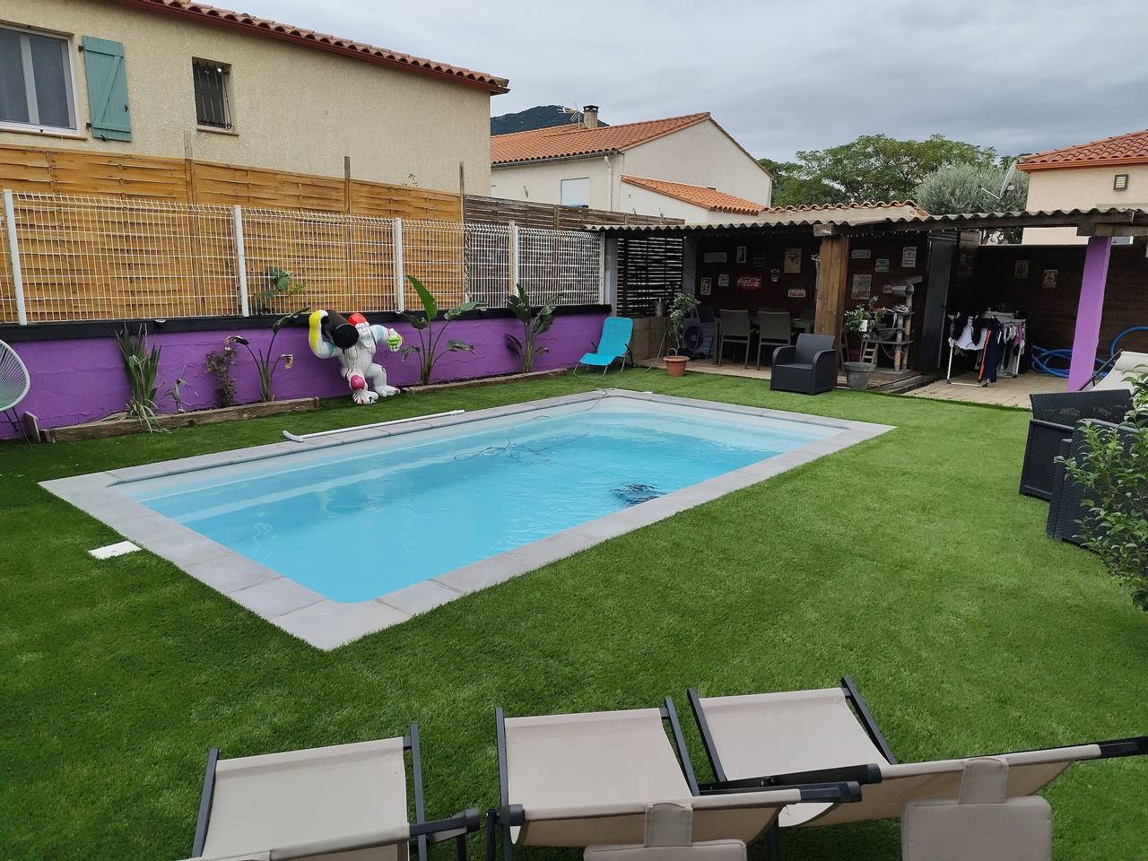 3-Schlafzimmer-Haus mit Pool in Villelongue-dels-Monts, Mittelmeerküste (Frankreich)