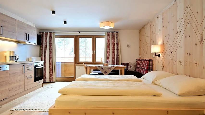 Appartement voor 2 personen, with tuin and balkon as well as sauna, met huisdier in Biberwier