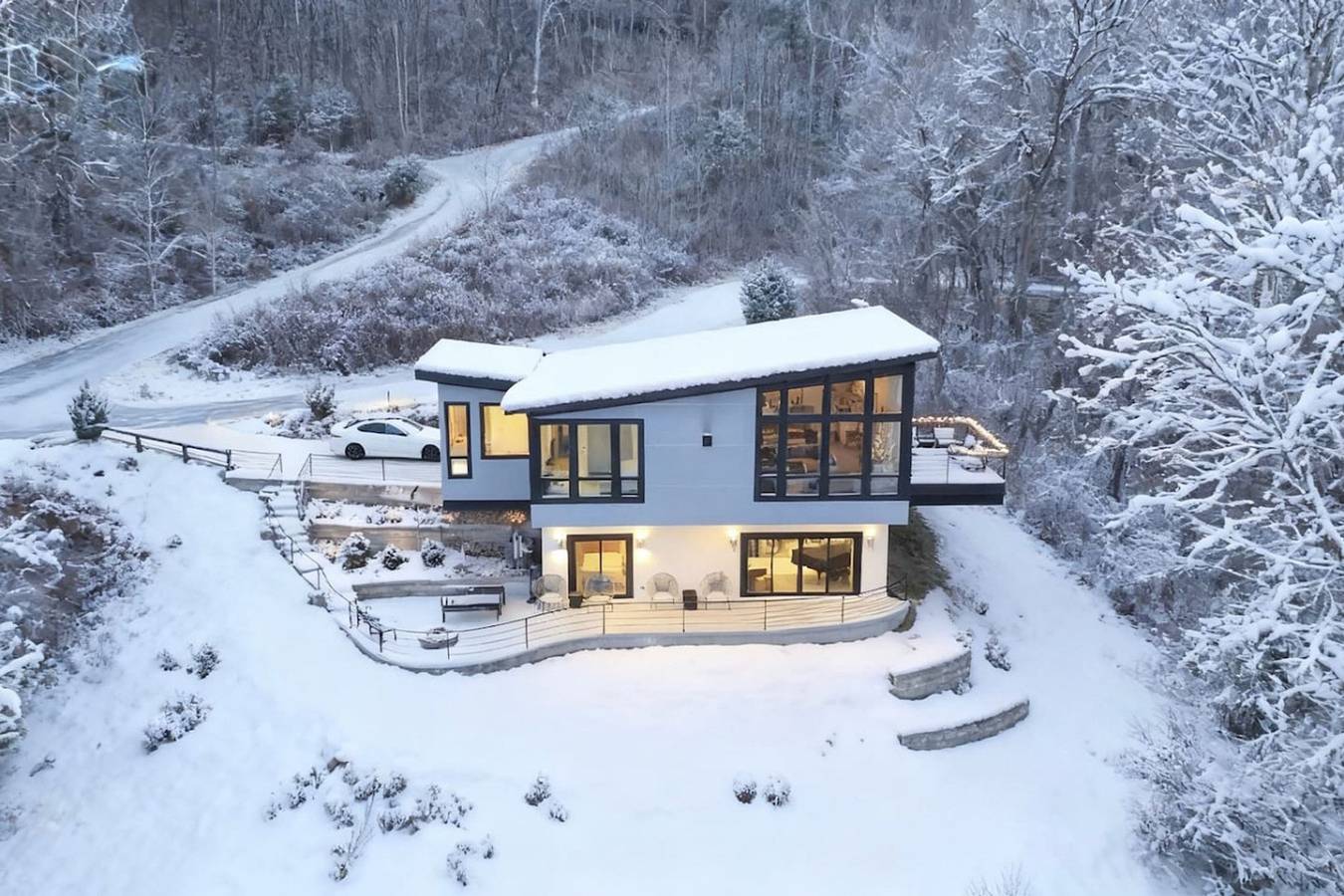 Private Luxe Mountain View Getaway in Buncombe County
