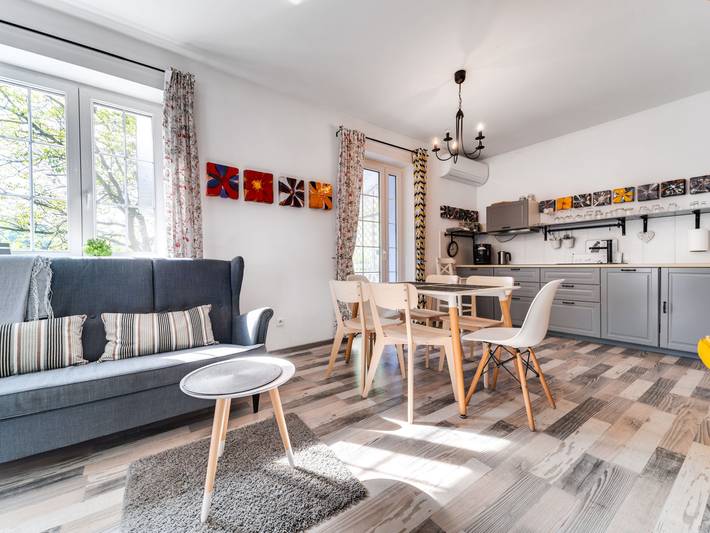 Ferienhaus für 6 Personen, mit Terrasse und Garten sowie Ausblick in Polen - 4