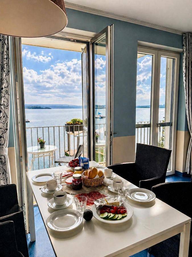 Ferienwohnung für 4 Personen, mit Balkon und Terrasse sowie Garten und Seeblick in Neukieritzsch - 3