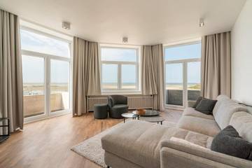 Gîte pour 6 personnes, avec terrasse et vue dans Zeebruges