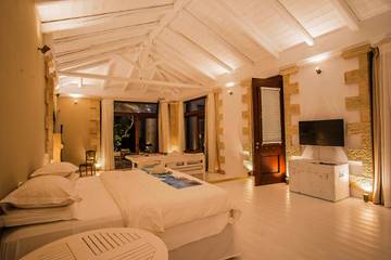 Cottage pour 4 personnes, avec vue ainsi que jardin et terrasse dans Malia