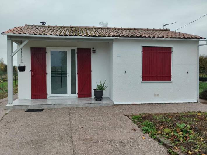 Maison de vacances pour 3 personnes, avec Terrasse ainsi que Jardin et Vue