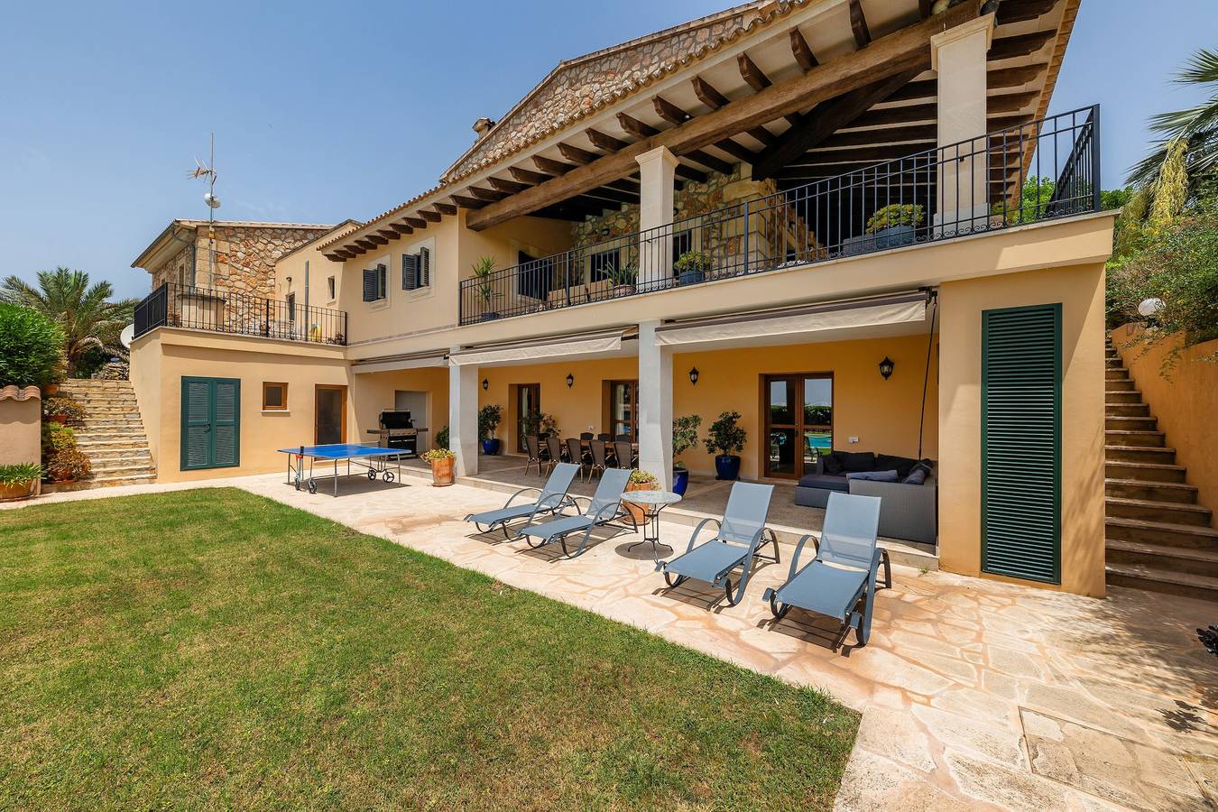 Casa de vacaciones 'Can Corem De Son Moix' con vistas a la montaña, Wi-Fi y aire acondicionado in Manacor, Mallorca Este