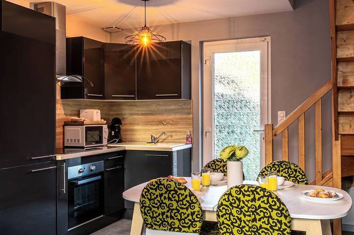Maison de vacances pour 4 personnes, avec Jardin