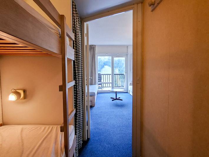 Ganzes Studio, Helles Studio für 4 mit Balkon, Flaine in Flaine, Arâches-la-Frasse