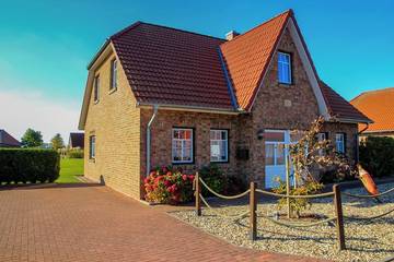 Ferienhaus für 8 Personen, mit Garten und Terrasse sowie Sauna, mit Haustier in Grimersum