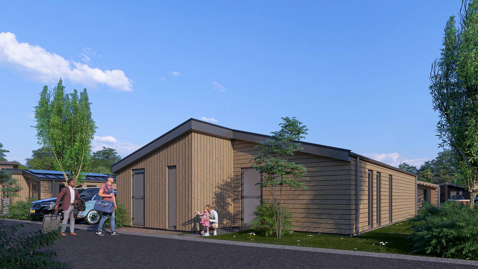 Europarcs Enkhuizer Strand — Cube Split 6+2 in Enkhuizen, Ijsselmeer