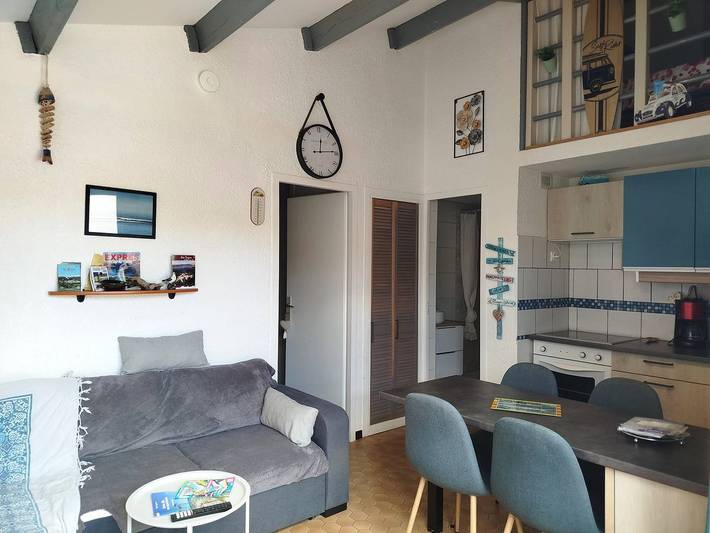 Ganze Ferienwohnung, Ferienwohnung für 4 Personen mit Terrasse in Saint-Cyprien-Plage, Saint-Cyprien