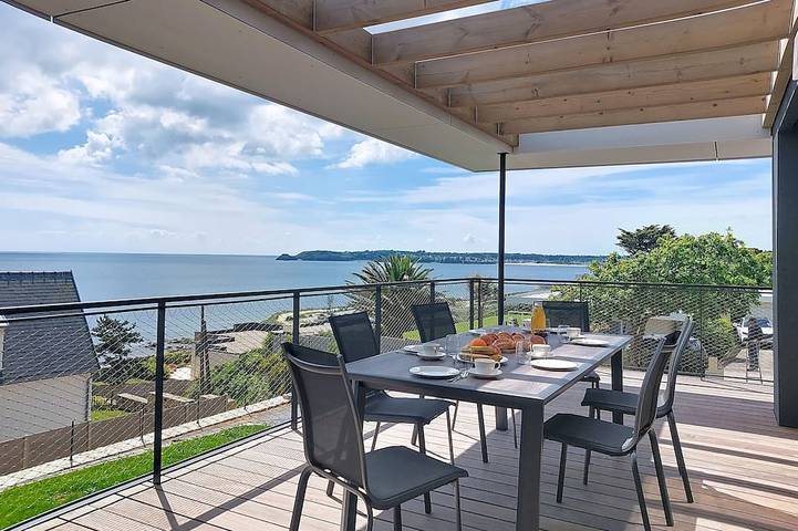Location de vacances pour 6 personnes, avec jardin dans Plage Trégana