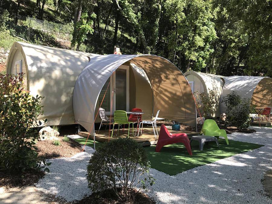 Camping Sites et Paysages - Les Pinèdes  - Alojamiento 4 personas - Coco Dulce Insolite in La Colle-sur-Loup, Costa mediterránea (Francia)