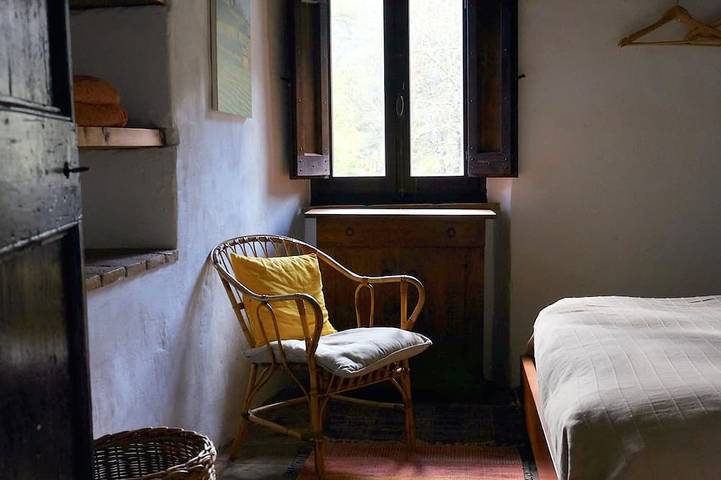 Restored Watermill with Rock Pool and Waterfall in San Giustino, Valtiberina