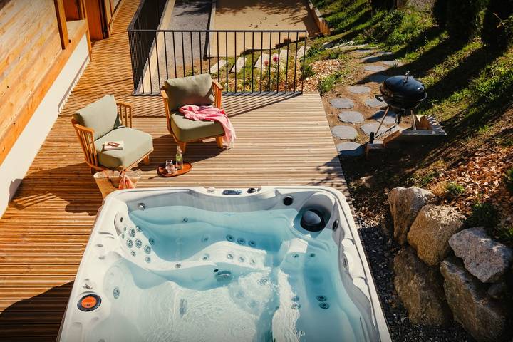 Chalet pour 12 personnes, avec sauna ainsi que jacuzzi et jardin, adapté aux familles en Haute-Savoie - 3