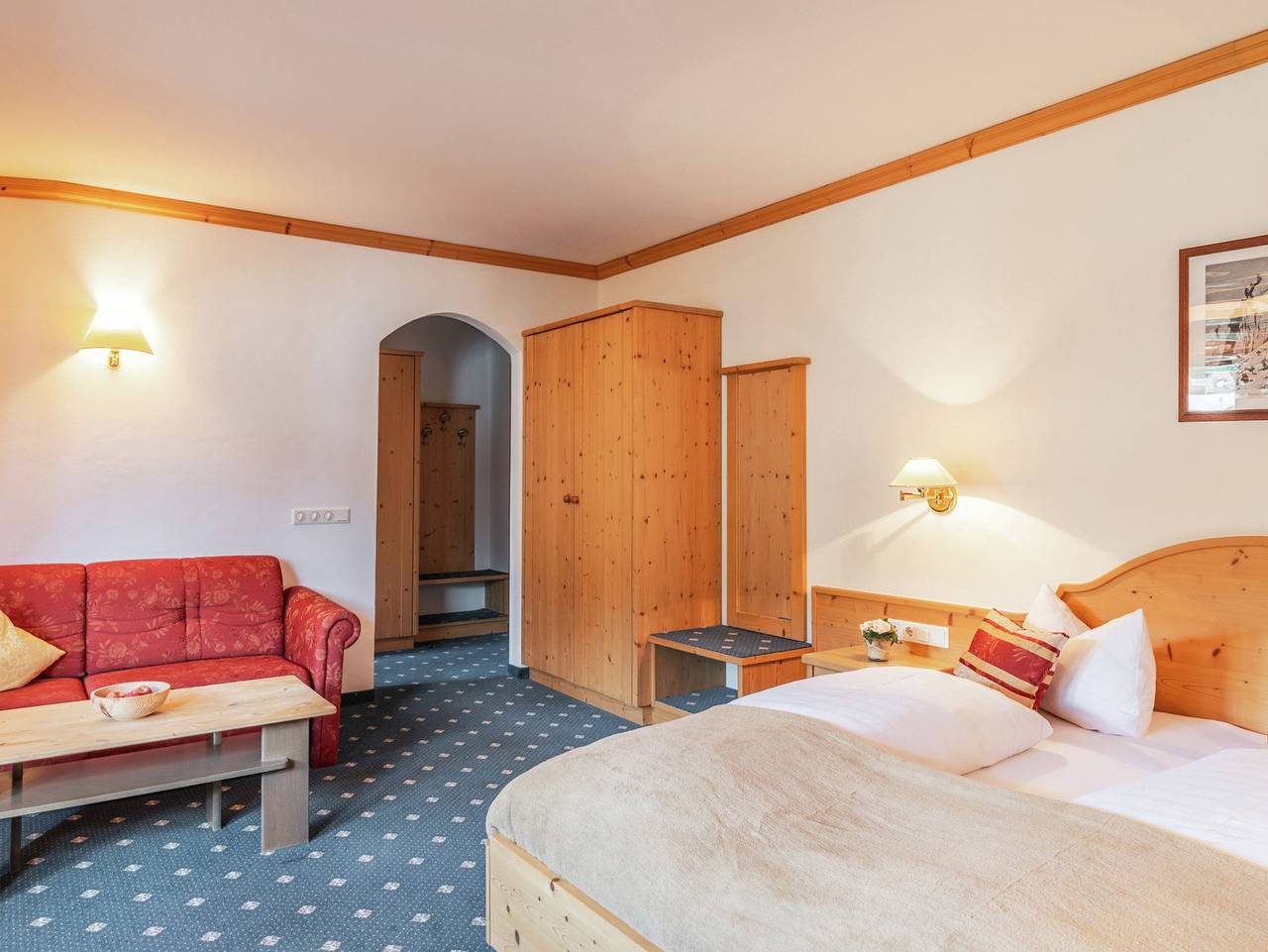 Hotel Erna - Doppelzimmer in Gossensaß, Brenner